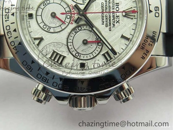 SA4130 904L SS Daytona Best 1:1 ‘Meteorite’ Oysterflex Case V4 Strap Noob on 116519 Edition 0327